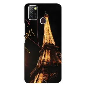 Чехол с Эйфелевой башней на Infinix Hot 10 Lite (Paris)