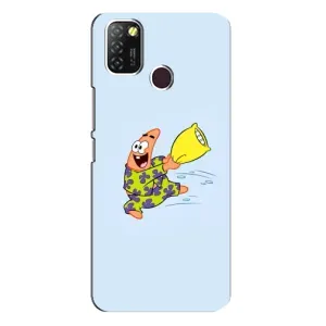 Чохли з Патріком на Infinix Hot 10 Lite (Патрік із подушкою)