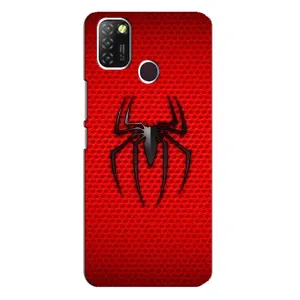 Чехол Супергерой Человека Паука на Infinix Hot 10 Lite (Паук марвел)