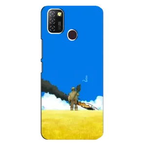 Чехлы на военную тематику для Infinix Hot 10 Lite (Попадание)