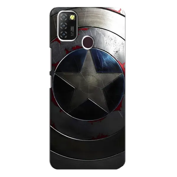 Чехол с рисунком «Ретро Щит Капитана» для Infinix Hot 10 Lite Чехол с рисунком «Ретро Щит Капитана» для Infinix Hot 10 Lite