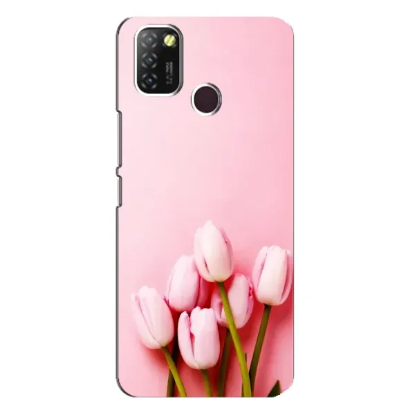Чехол с рисунком «Розовые тюльпаны» для Infinix Hot 10 Lite Чехол с рисунком «Розовые тюльпаны» для Infinix Hot 10 Lite