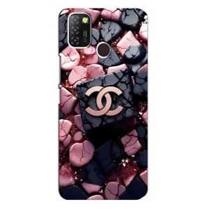 Чехол (Dior, Prada, YSL, Chanel) для Infinix Hot 10 Lite (Шанель)