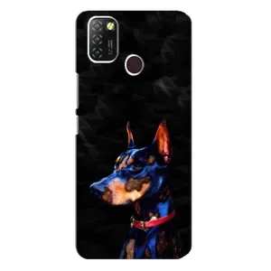 Бампер для Infinix Hot 10 Lite з картинкою "Песики" (Собака Мопсік)
