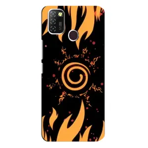 Купить Чехлы на телефон с принтом Anime для Infinix Hot 10 Lite (Солнце Наруто)
