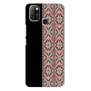 Силиконовый Чехол на Infinix Hot 10 Lite с картинкой Вышиванки (Стильная вишиванка)