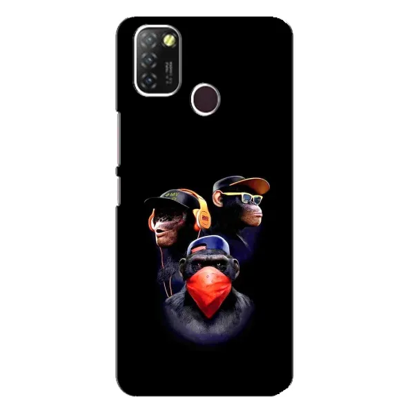Чехол с рисунком «Три обезьяны» для Infinix Hot 10 Lite Чехол с рисунком «Три обезьяны» для Infinix Hot 10 Lite