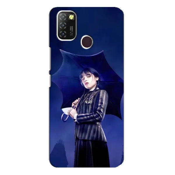 Чехол с рисунком «Уэнсдей с зонтом» для Infinix Hot 10 Lite Чехол с рисунком «Уэнсдей с зонтом» для Infinix Hot 10 Lite