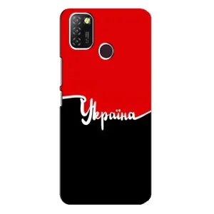 Чехлы УПА (Красно-Чёрный) на Infinix Hot 10 Lite (Украина УПА)