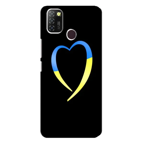 Чехол с рисунком «Украинское сердце» для Infinix Hot 10 Lite