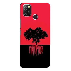 Чехлы УПА (Красно-Чёрный) на Infinix Hot 10 Lite (УПА Патриот)