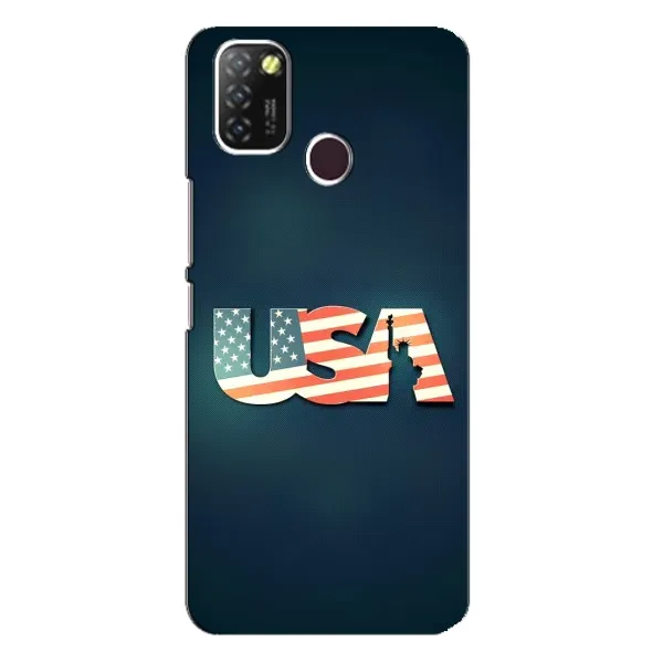 Чехол с рисунком «USA» для Infinix Hot 10 Lite Чехол с рисунком «USA» для Infinix Hot 10 Lite