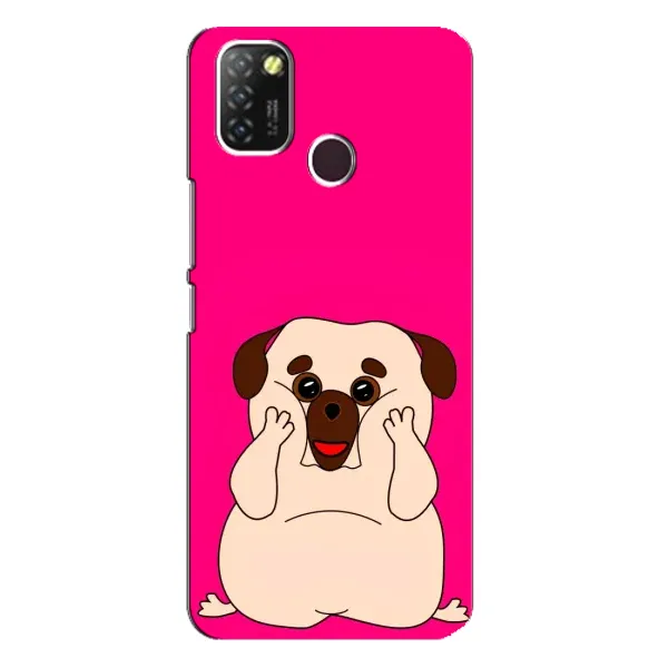 Чехол с рисунком «Веселый Мопсик» для Infinix Hot 10 Lite Чехол с рисунком «Веселый Мопсик» для Infinix Hot 10 Lite