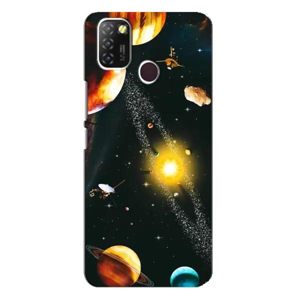 Чехол с рисунком «Вид с космоса» для Infinix Hot 10 Lite Чехол с рисунком «Вид с космоса» для Infinix Hot 10 Lite