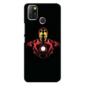 Чехол Супергерой Железный человек на Infinix Hot 10 Lite (Железный человек)