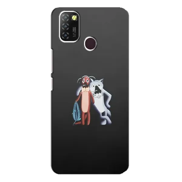 Чехол с рисунком «Шо, опять» для Infinix Hot 10 Lite