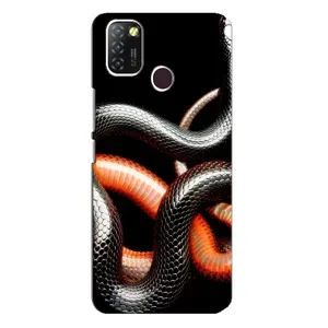 Чохли з зображенням різних тварин на Infinix Hot 10 Lite (Змія)