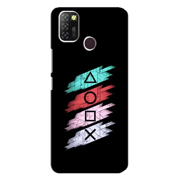 Чехол с рисунком «Значки Sony» для Infinix Hot 10 Lite Чехол с рисунком «Значки Sony» для Infinix Hot 10 Lite
