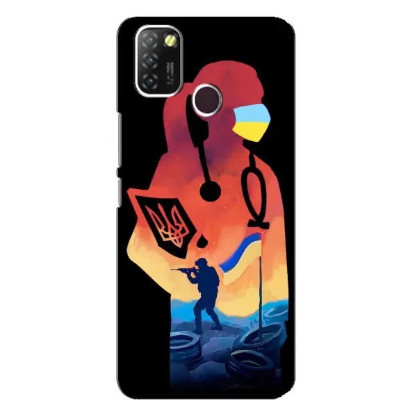 Чехол с рисунком «ЗСУ Врач» для Infinix Hot 10 Lite Чехол с рисунком «ЗСУ Врач» для Infinix Hot 10 Lite