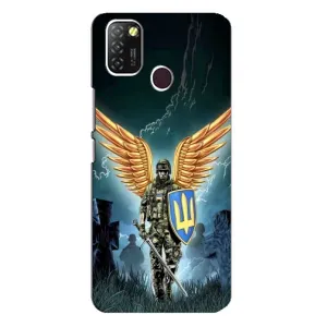 Патріотичний Чохол для Infinix Hot 10 Lite (ЗСУ з крильми)