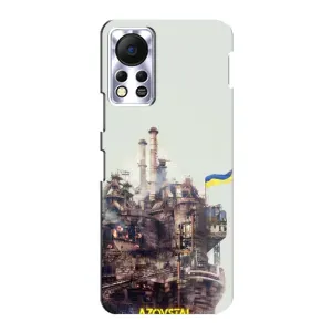 Чехлы на военную тематику для Infinix Hot 11s (Азовсталь)