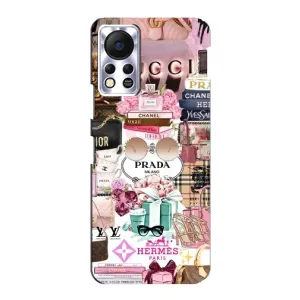Чохол (Dior, Prada, YSL, Chanel) для Infinix Hot 11s (Брендb)