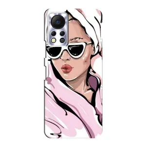 Чохол з картинкою Модні Дівчата Infinix Hot 11s (Дівчина в халаті)