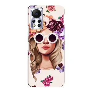 Чохол з картинкою Модні Дівчата Infinix Hot 11s (Дівчина в окулярах)