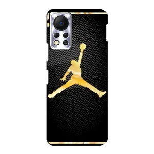 Силиконовый Чехол Nike Air Jordan на Инфиникс Хот 11с (Джордан 23)