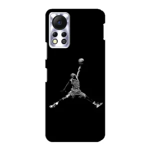 Силиконовый Чехол Nike Air Jordan на Инфиникс Хот 11с (Джордан)