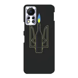 Чехол с картинкой (Патриотический ГЕРБ) на Infinix Hot 11s (Герб - Молотова)