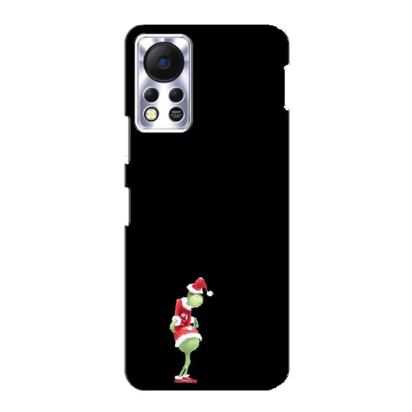 Чехол с рисунком «Гринч на чорном» для Infinix Hot 11s Чехол с рисунком «Гринч на чорном» для Infinix Hot 11s