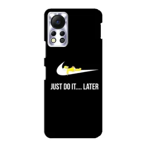 Силиконовый Чехол на Infinix Hot 11s с картинкой Nike (Later)