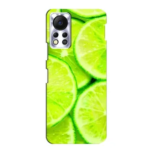 Чохол з зображенням смачної їжі для Infinix Hot 11s (Лайм)