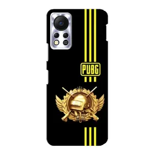 Чехол (TPU) с картинкой "Лого Пабг" на Инфиникс Хот 11с (Лого PUPG)