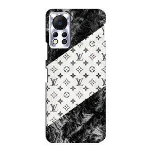 Чехол Стиль Louis Vuitton на Infinix Hot 11s (LV на белом)