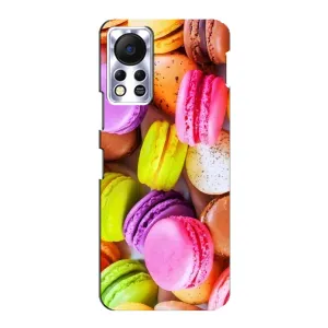Чохол з зображенням смачної їжі для Infinix Hot 11s (Макаруни)