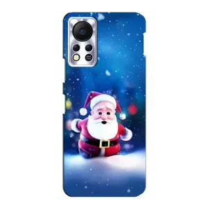 Чехлы на Новый Год Infinix Hot 11s (Маленький Дед Мороз)