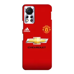 Силиконовые Чехлы принт Футбол на Infinix Hot 11s (Man United)