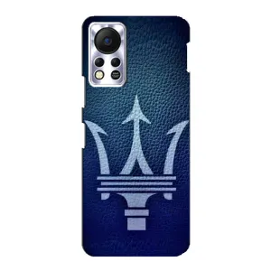 Чехлы с тематикой "Крутые машины" на Infinix Hot 11s (Лого Maserati)