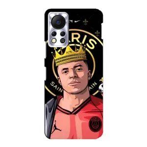 Чохол (TPU) з Футболістом на Infinix Hot 11s (Mbappe King)