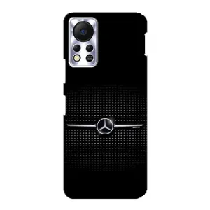 Силиконовый бампер с картинкой машины на Infinix Hot 11s (Mercedes)