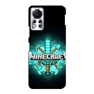 Чехол майнкрафт для Infinix Hot 11s (MineCraft 2)