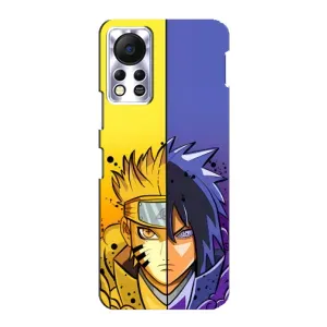 Купить Чохли на телефон з принтом Anime для Infinix Hot 11s (Naruto Vs Sasuke)
