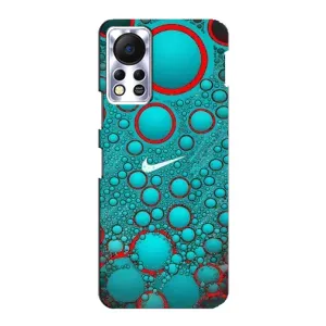 Силиконовый Чехол на Infinix Hot 11s с картинкой Nike (Найк зеленый)