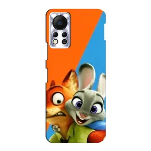Чохли ЗООТРОПОЛІС для Infinix Hot 11s (Нік і Хопс)