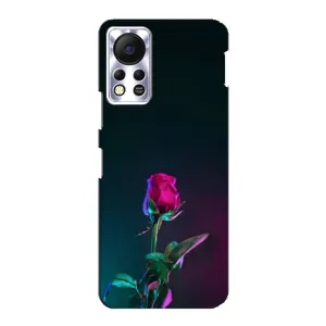 Чохли з принтом Троянд для Infinix Hot 11s (Нічна троянда)