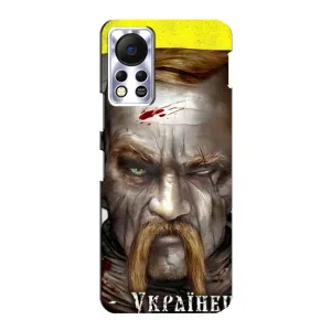 Чехол с картинкой (Патриотический КОЗАК) на Infinix Hot 11s (Одноглазый Козак)