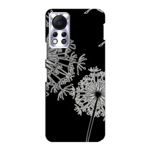 Силіконовий Чохол з кульбабками на Infinix Hot 11s (Кульбаба)