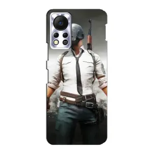Силиконовый чехол с картинкой "Герой Pubg" на Infinix Hot 11s (Пабг)